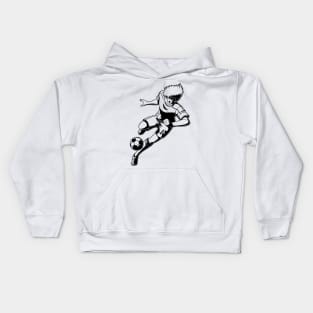 Captain Tsubasa Tsubasa Ozora Drive Shoot Line Art Kids Hoodie